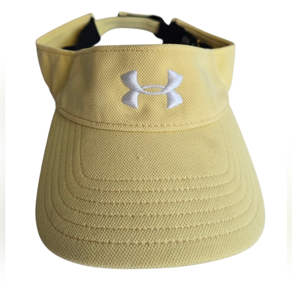 Under Armour Men's Yellow and Black Sports Visor. - Picture 1 of 9